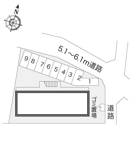 ★手数料０円★東大和市清水　月極駐車場（LP）